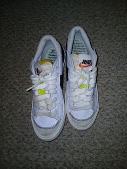 Nike Blazer Low '77 Jumbo - White Black - DN2158-101 - Size 9  Used