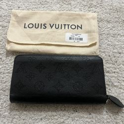 louis vuitton zippy wallet mahina noir black