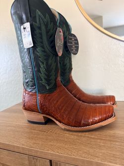 Macie Bean Exotic Leather Western Cowboy Boots