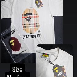 Burberry x bape shirt