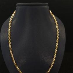 14k Gold Rope Chain