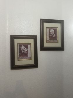 Framed Floral Wall Art