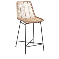 World Market Loren Rattan Counter Stool - Set of 2
