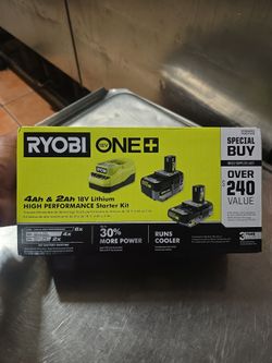 Ryobi One Plus Batteries and Charger