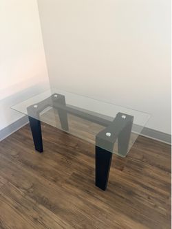 Tempered glass coffee table