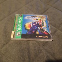 Megaman X4 Playstation PS1 PSX Greatest Hits Label