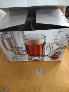 BEER MUGS OF 4 THESE ARE LIKE NOTHING YOU'LL FIND TODAY THEY'RE SUPER HEAVY DUTY