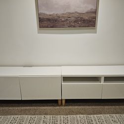 Ikea besta tv unit(2 pieces)