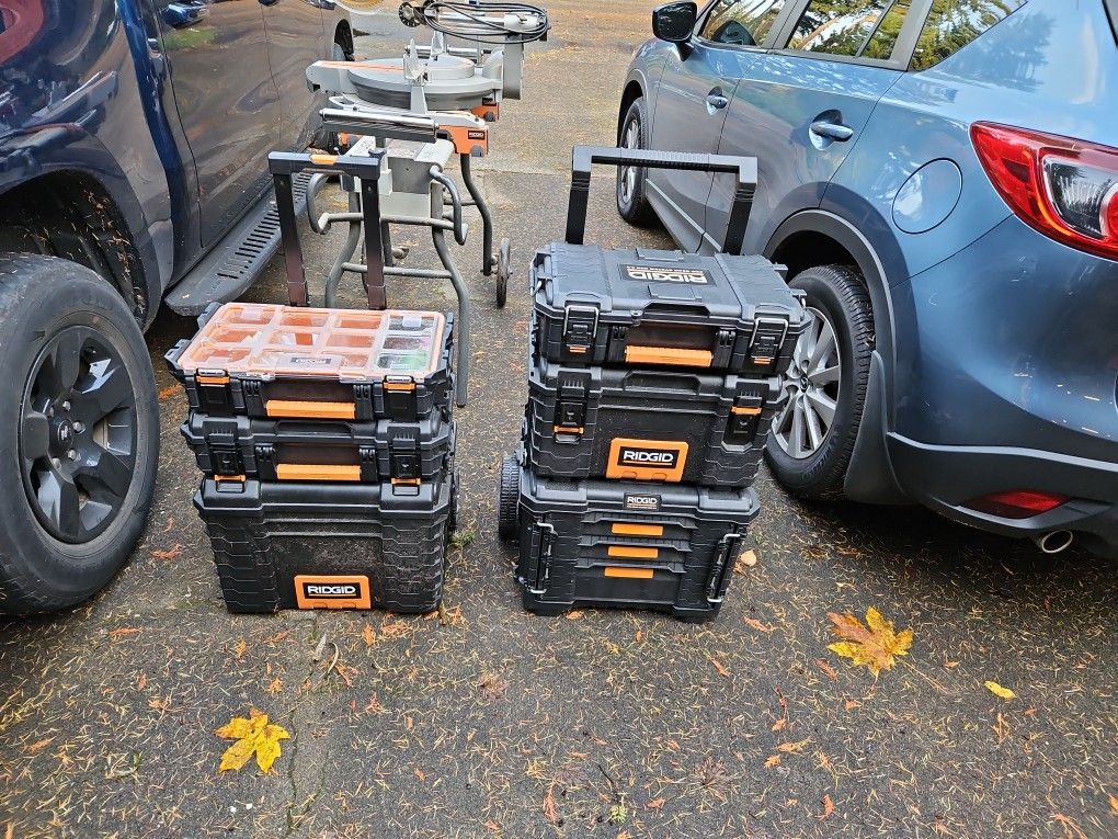2 Rigid Pro Gear Gen 2 Packout Tool Boxes