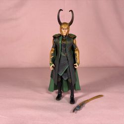 Marvel Legends Loki (2012 Avengers Movie Wave Walmart Exclusive) With Accessory