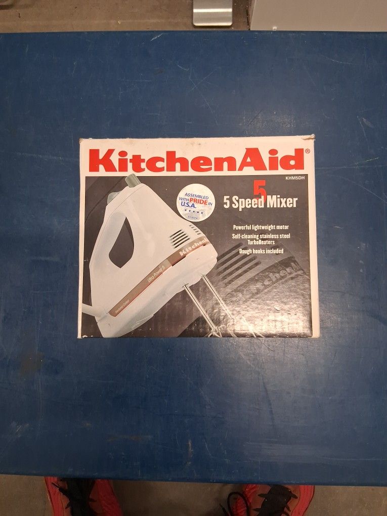 Kitchen Aid Five speed mixer