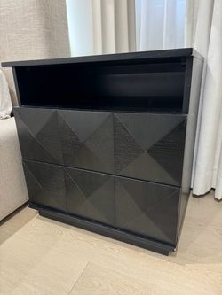 Black Modern Bedroom Side Tables