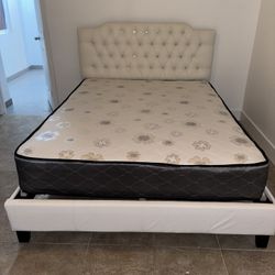 Queen Size Bed Frame With Mattress