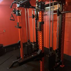 Vesta Fitness PRO SERIES Ultimate Half Rack Functional Trainer w/Smith Machine Bar | 320lb Stack | Gym Equipment | Fitness | Commercial | Squat Rack 