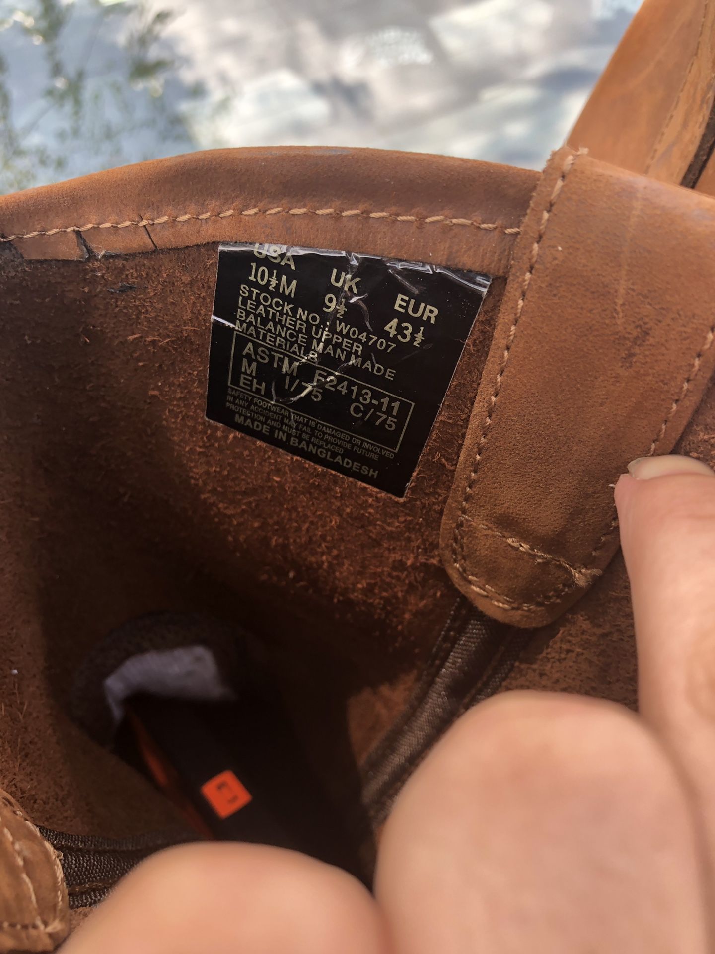Wolverine steel toe work boots 10.5