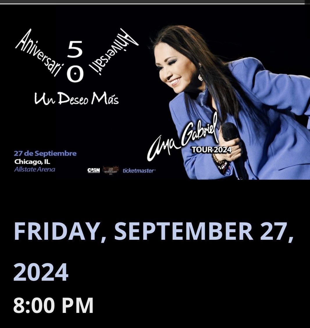 Ana Gabriel Skybox Suite Tickets