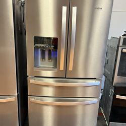 Whirlpoo 4 Door Refri Stainless Steel 
