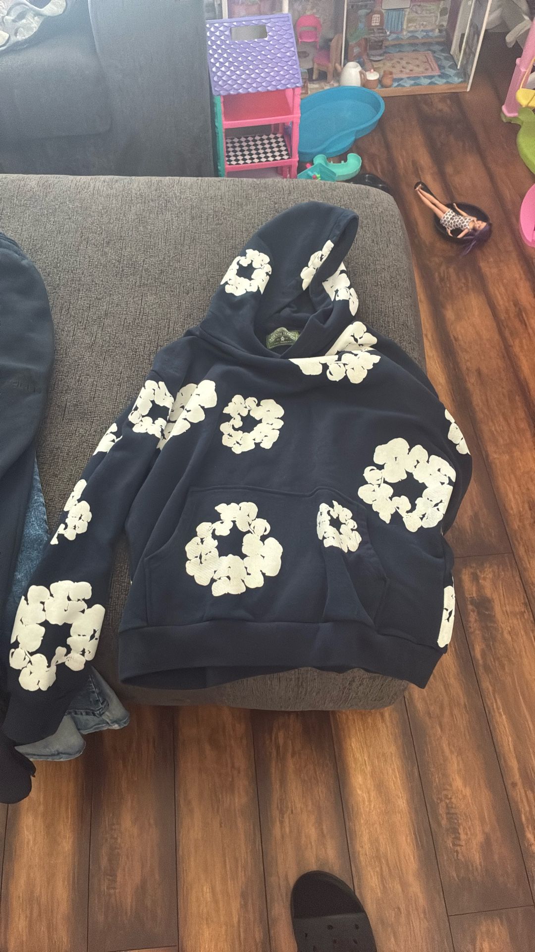 Denim Tears Hoodie Navy Blue