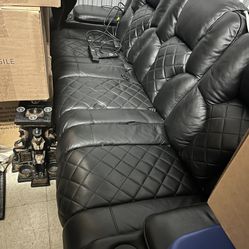 Leather couch