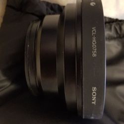 Sony wide angle lens, 58mm