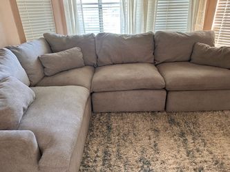 Gray Electric Modular/Sectional