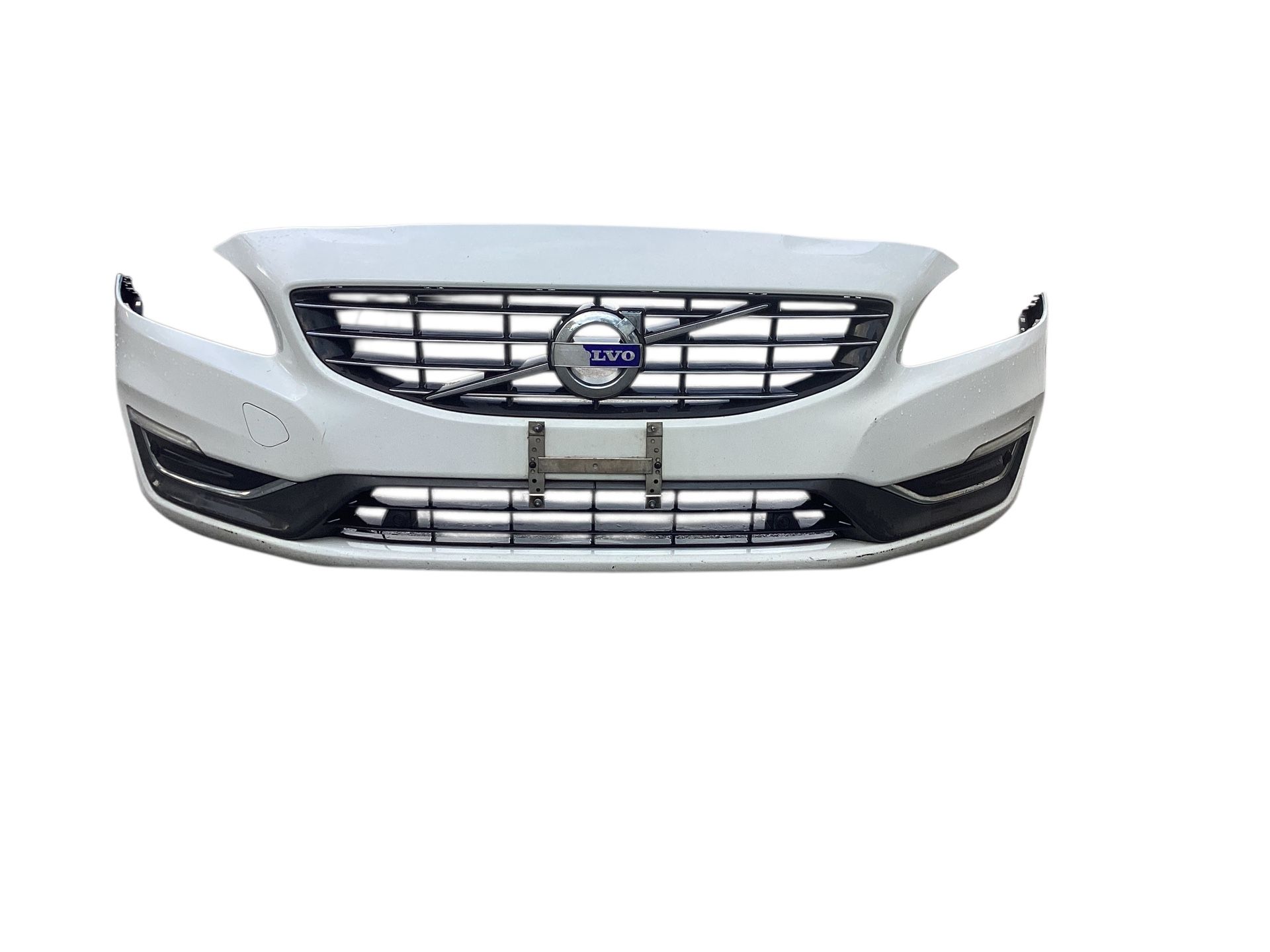 14-18 VOLVO S60 V60 FRONT BUMPER ASSEMBLY GRILLE LED DRL PARK SENSORS White