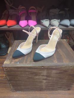Cute Pink & Black Heels