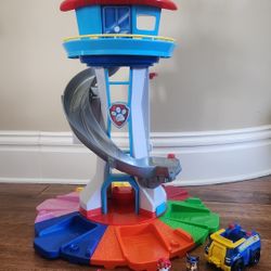 Paw patrol my size lookout clearance tower vehicles