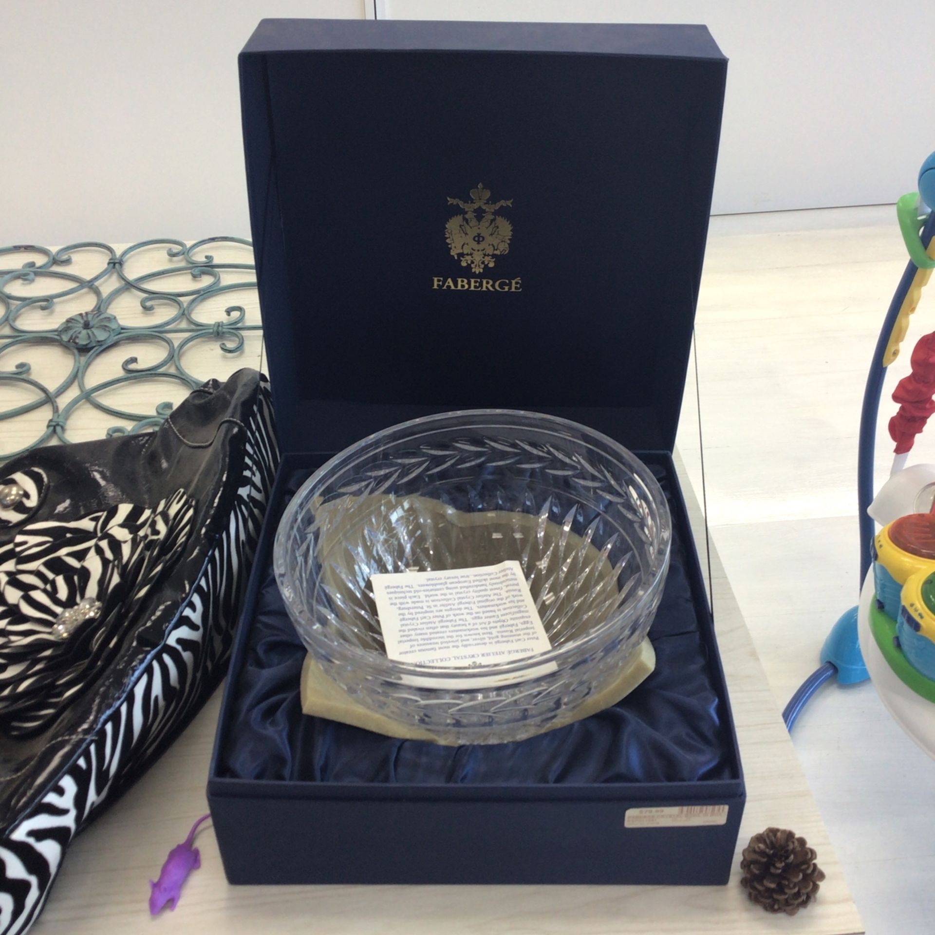 Faberge Atelier Crystal Bowl