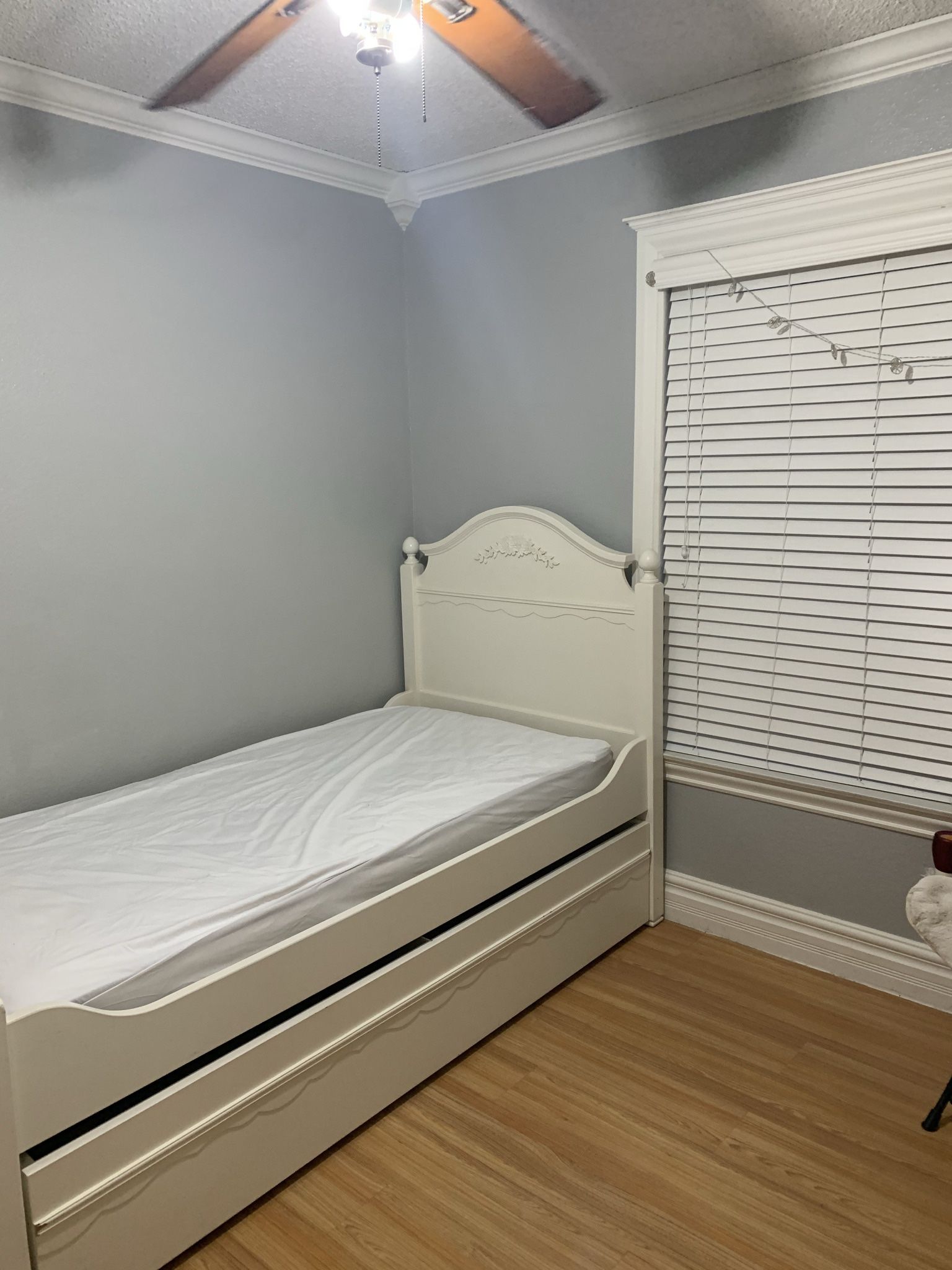 Twin Bed With Trundle.