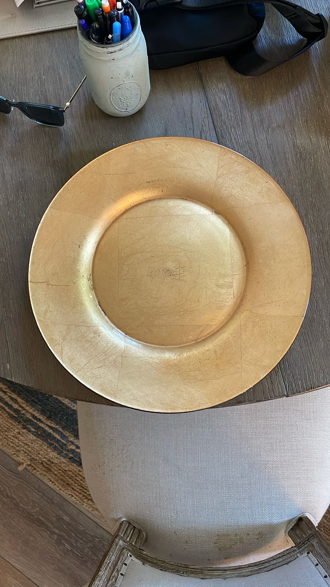 Gold Chargers