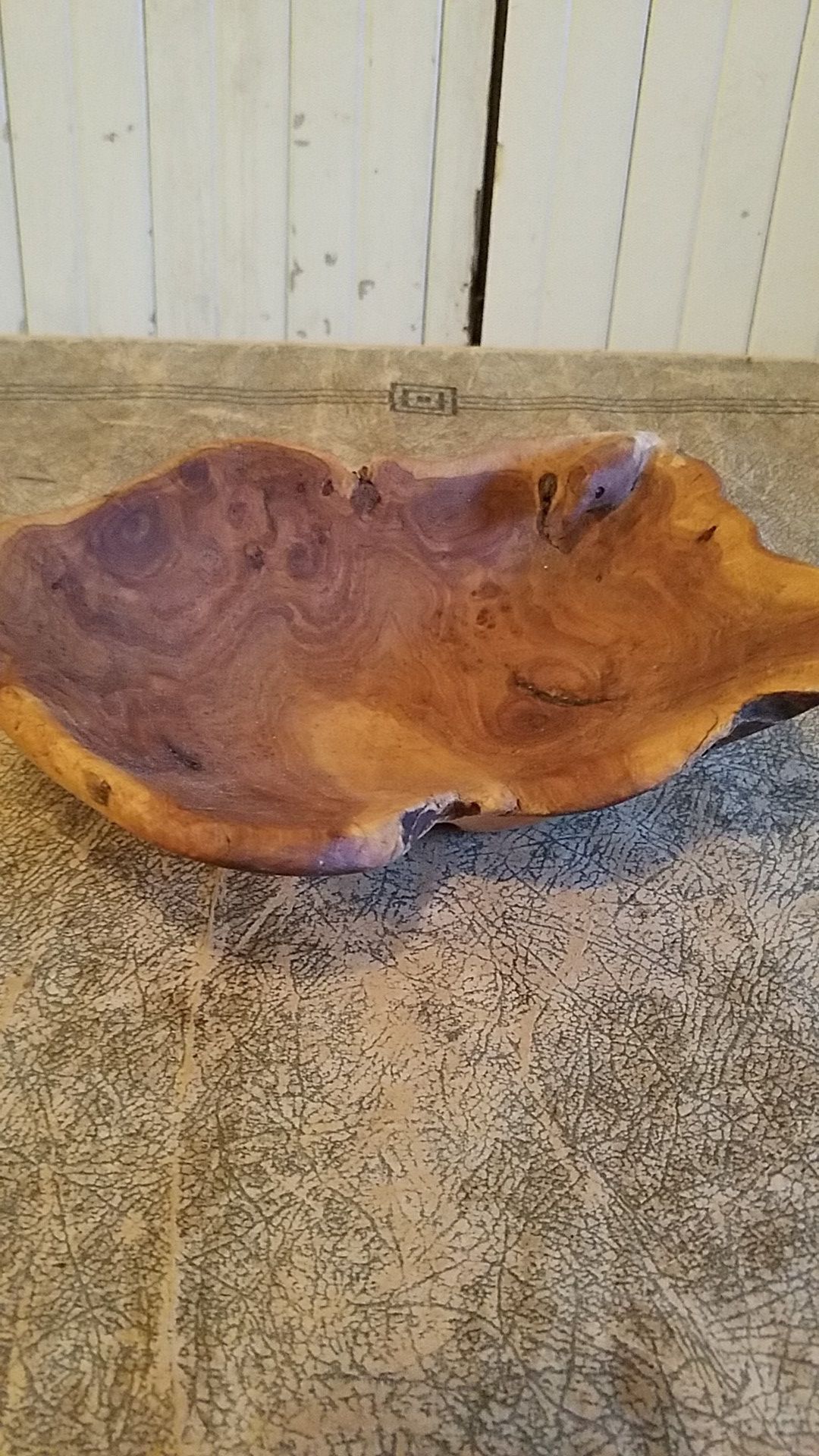 Burl wood bowl , sold pending pick up