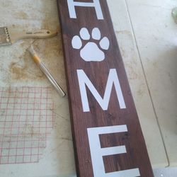 Small Pet  Wooden Sign 