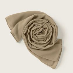 Solid Chiffon Scarf 