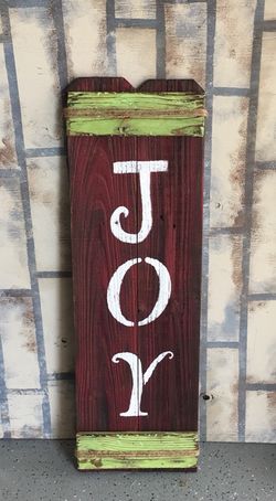 Handcrafted wood signs