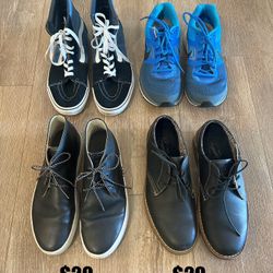 Men’s Dress Shoes, Boots and Tennis Shoes