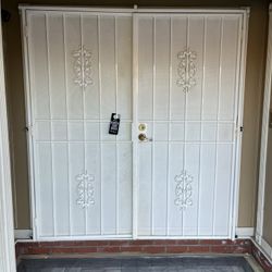 Double exterior Security Doors 