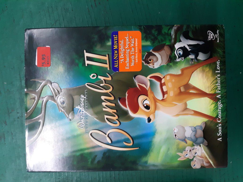 Disney dvd bambi 2 II