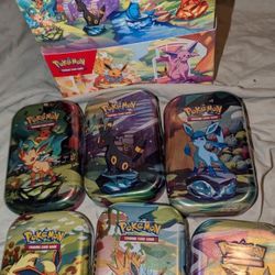 Pokémon Mini Tin (6 of 8) TCG Prismatic Evolutions 