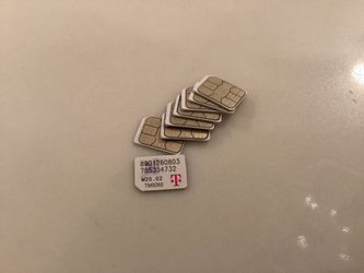 Burner Sim Card  1 Year Unlimited Talk & Text 15gb Data