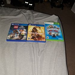 2 Ps4 Games And 1 Xbox 360 Game