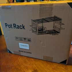 41" Wall-Mounted Pot Rack - Brand New in Box