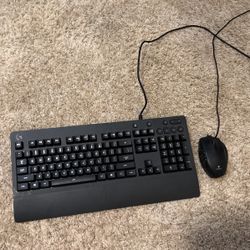 Logitech Gaming Keyboard And Mouse