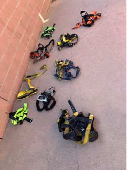 7 construction harness lot
