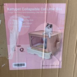 Larry pet Collapsible Cat Litter Box