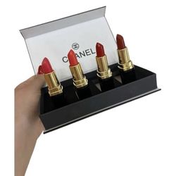 Chanel Rouge Cream Lipstick Set (4) Full Size-