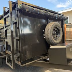 New Hydraulic Dump Trailer With Accessories 🥇