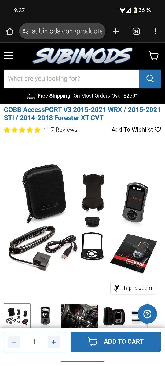 COBB AccessPORT V3 2015-2021 WRX/ 2015-2021 STI
