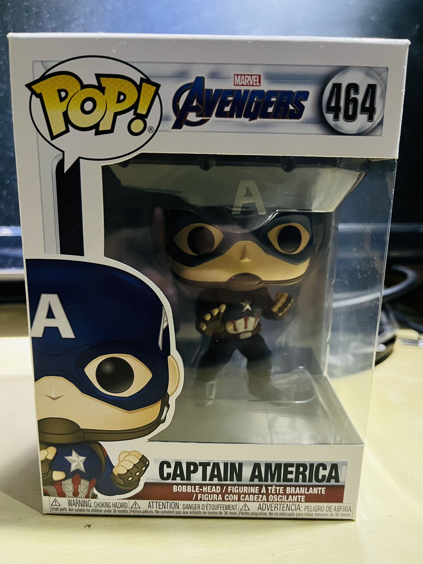 Captain America Pop Funko Bobble-head - Marvel Avengers 464