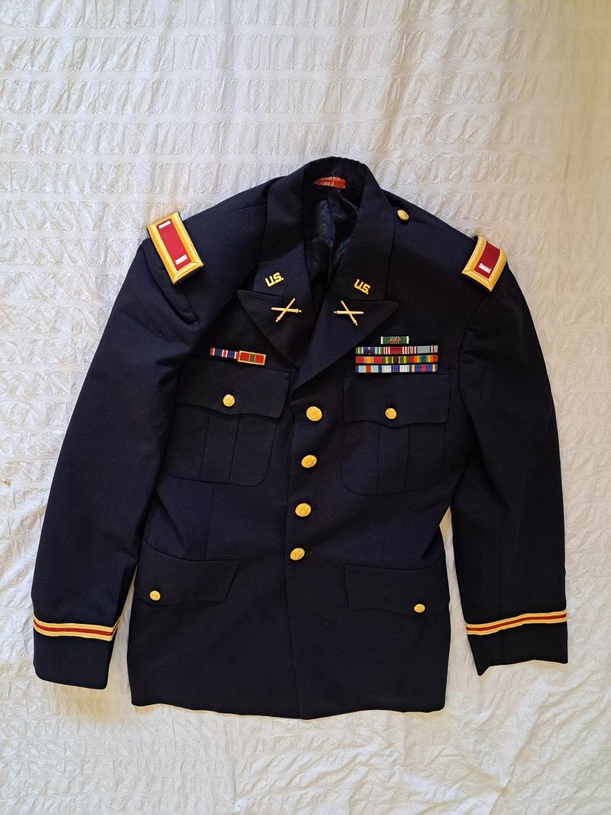 Army Officer Dress Blues Complete 1989 - Lance Missile Vet Owned